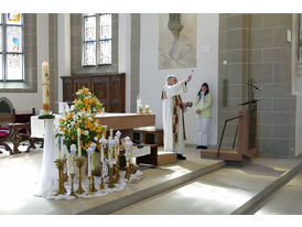 Dankgottesdienst der Kommunionkinder (© Karl-Franz Thiede)